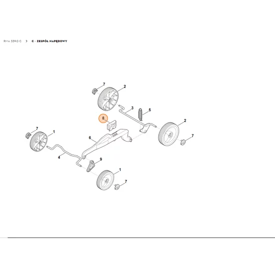 STIHL Segment ustalający 6320 708 6200